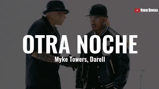 Myke Towers Darell  Otra Noche LETRA [upl. by Roper911]