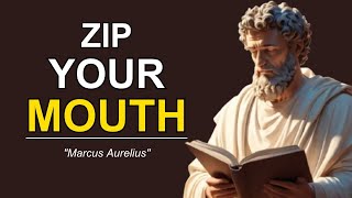 Always Be Silent In 9 Situations  Marcus Aurelius Stoicism [upl. by Mungo]