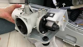 Replacing the Drain Pump in LG Washer [upl. by Ahsilav93]