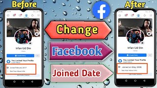 Change FACEBOOK Joined Date How To Add NEW JOIN DATE on facebook account [upl. by Eimmak]