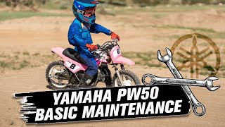 Yamaha PW50  A Complete Guide to Basic Maintenance [upl. by Feil]