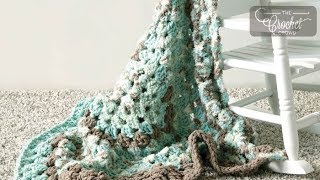 Easy Crochet Fast Baby Blanket [upl. by Akinas]