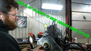 How To Time A 12 Valve Cummins [upl. by Punak]