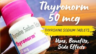 Thyronorm 50 mcg Uses In Hindi  Thyroxine Sodium Tablets IP 50 mcg  Thyroid Tablet  MediDeb [upl. by Ydor]