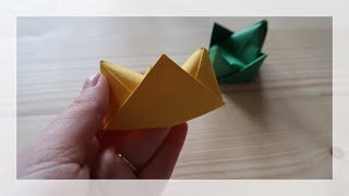 Origami kroontje vouwen easy  DIY  Mandy Michelle [upl. by Baumann720]