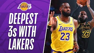 quotLogo Three By LeBronquot 🎯 LeBron James From WAY DOWNTOWN As A Laker [upl. by Clementina]