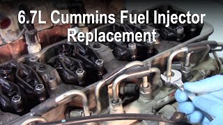 67L Cummins Fuel Injector Replacement [upl. by Auohp]