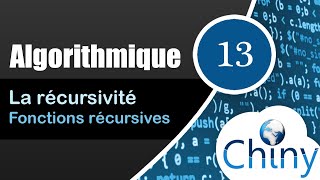 Algorithmique 1314  La récursivité fonctions récursives [upl. by Neelyk]