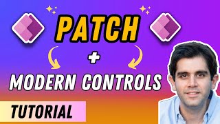 Power Apps PATCH function Tutorial with Modern Controls [upl. by Ahtnama581]