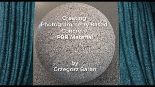 Environment PBR Texture Creation using Photogrammetry  Concrete [upl. by Tiffie]