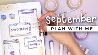 PLAN WITH ME  September 2020 Bullet Journal Setup [upl. by Ttegdirb]