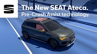 The new SEAT Ateca SUV with PreCrash Assist Technology  SEAT [upl. by Larkin]