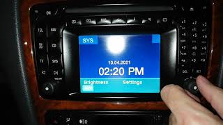 How To Set The Time Mercedes CLK W209 series [upl. by Ehrenberg]