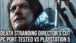 Death Stranding Directors Cut PC vs PS5 Graphics Breakdown [upl. by Stalker10]