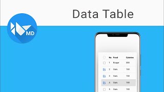 Kivy Tutorial 10  Creating DataTable  KivyMD [upl. by Annoynek940]