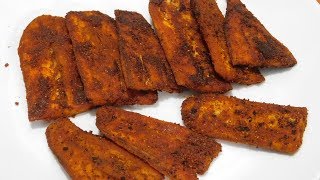 Raw Banana Fry  Simple Raw Banana Fry  Raw Banana Fry Tasty like Fish Fry [upl. by Demahum]