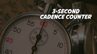 3 Second Cadence Timer With Countdown 20RPM [upl. by Odnumde]