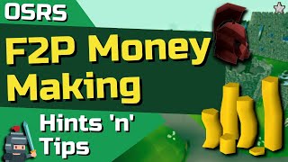 Best OSRS MONEY MAKING Guide for F2P Ironmen 2021 [upl. by Rrats276]