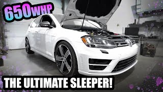 MK7 Golf R EQT Typhoon Turbo Upgrade Our Highest Horsepower MK7 yet [upl. by Tamqrah]