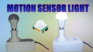 How To Make Motion Sensor Light Homemade [upl. by Lloyd]