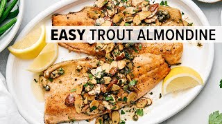 TROUT ALMONDINE  The Best Rainbow Trout Recipe [upl. by Guthry]