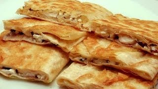 Turkish Gozleme Recipe  How to make Gozleme [upl. by Volny]