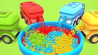 Car cartoons full episodes amp Street vehicles cartoon for kids Helper cars for kids amp Leo the Truck [upl. by Milicent]