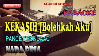 KEKASIH ll BOLEHKAH AKU KARAOKE NOSTALGIA PANCE F PONDAAG ll NADA PRIA ADO [upl. by Lleral]