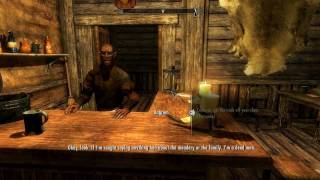 Skyrim Get 100 speech skill in 5 minutes [upl. by Yemirej]