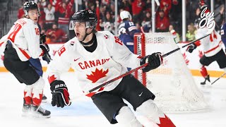 Adam Fantilli  2023 IIHF WJC Highlights [upl. by Burley]