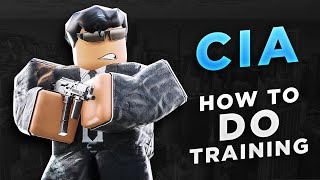 Roblox CIA Agent Training Tutorial [upl. by Ongun]