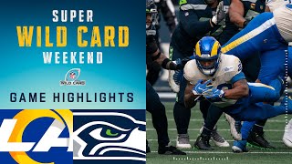 Rams vs Seahawks Super Wild Card Weekend Highlights  NFL 2020 Playoffs [upl. by Elleniad]