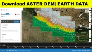 GIS Easy Method to Download ASTER DEM Download DEM  Earthdata Tutorial  Example Nepal [upl. by Marsland]