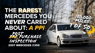 The Rarest Mercedes You Never Cared About  A W203 C350 6Speed PostPurchase Inspection [upl. by Maccarthy]