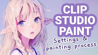 Clip Studio Paint Tutorial The Basics for Beginners [upl. by Analart]