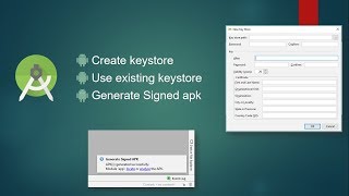 CreateUse keystore  Generate Signed APK  Android Studio Tutorial [upl. by Tut]