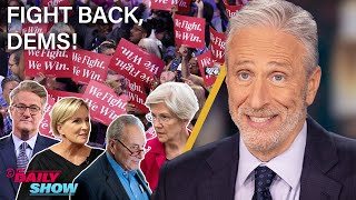 Jon Stewart Urges Dems to Fight Like Republicans and Exploit Loopholes  The Daily Show [upl. by Aronle382]