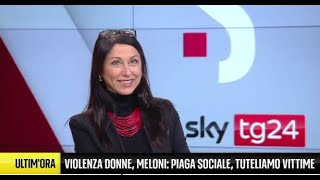 Alessandra Maiorino a SkyTg24  25112024 [upl. by Wiskind318]