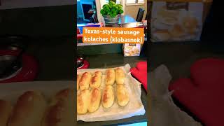 Kolache  klobasnek time texas kolache [upl. by Ryder]