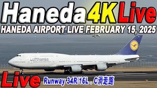 🔵 Live 羽田空港ライブ Haneda Airport Live February 15 2025 生中継 2025年2月15日 羽田空港ライブカメラ [upl. by Mallon]