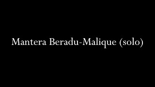 Mantera Beradu  MaliqueSolo karaoke version [upl. by Aneis]