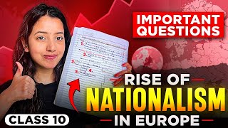 RISE OF NATIONALISM IN EUROPE Full Chapter 🔥Class 10 History Question Answer  Shubham Pathak sst [upl. by Eudoca]