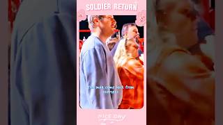 surprised familylove comingback fyp military respect emotional soldierscominghome [upl. by Silin]