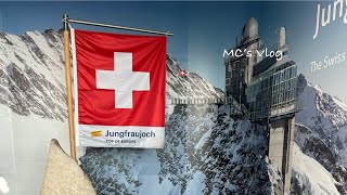 🇨🇭JUNGFRAUJOCH TOP OF EUROPE MC’s Vlog [upl. by Eoz]