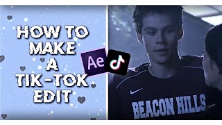 how to make a tik tok edit  after effects [upl. by Nidnarb]