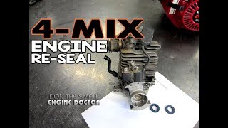 HOWTO ReSeal The Engine Block On A Stihl 4MIX BR500  BR550  BR600 Leaf Blower [upl. by Adliw724]