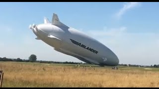 Airlander 10 CRASHES  Worlds Largest Aircraft Damaged [upl. by Jayson748]