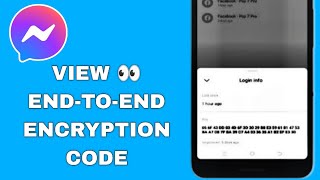 How To View The End to end Encryption Code Of Messenger [upl. by Alleen]