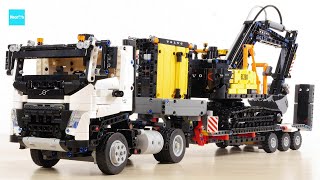 レゴ テクニック ボルボ FMX トラック amp EC230 電気掘削機 42175 ／ LEGO Technic Volvo FMX Truck amp EC230 Electric Excavator [upl. by Etnoid]