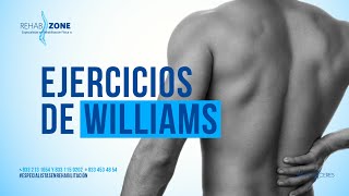 Ejercicios de Williams  Rehabzone y Clínica de la Columna [upl. by Leonhard]